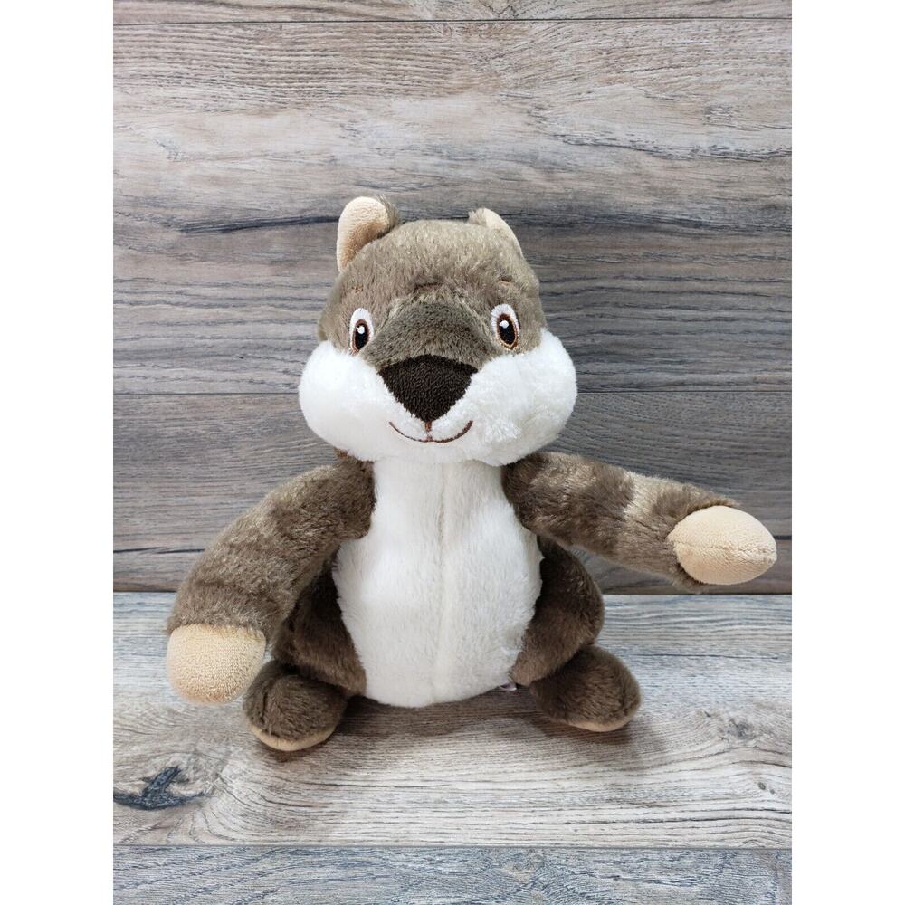 Progressive Plush Seymour Squirrel Brown & White Stuffed Animal Toy